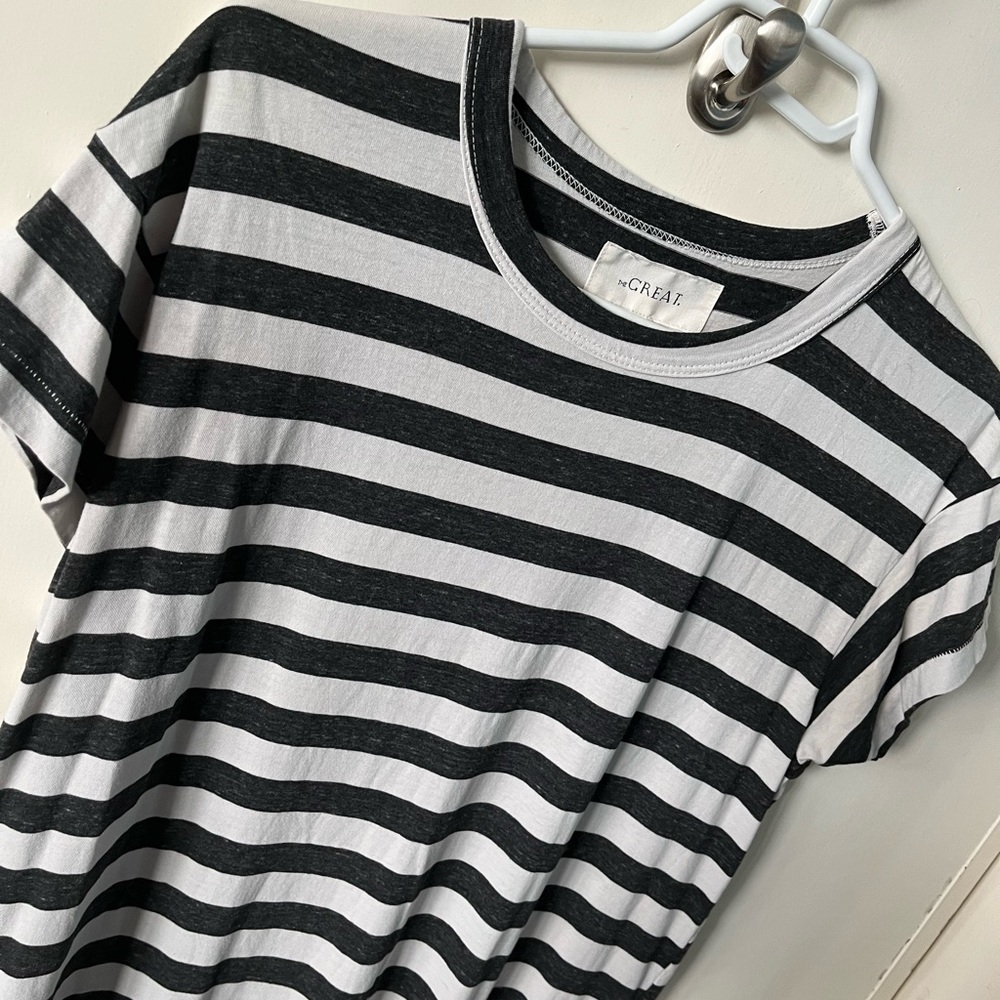 The GREAT striped maxi dress, size 0